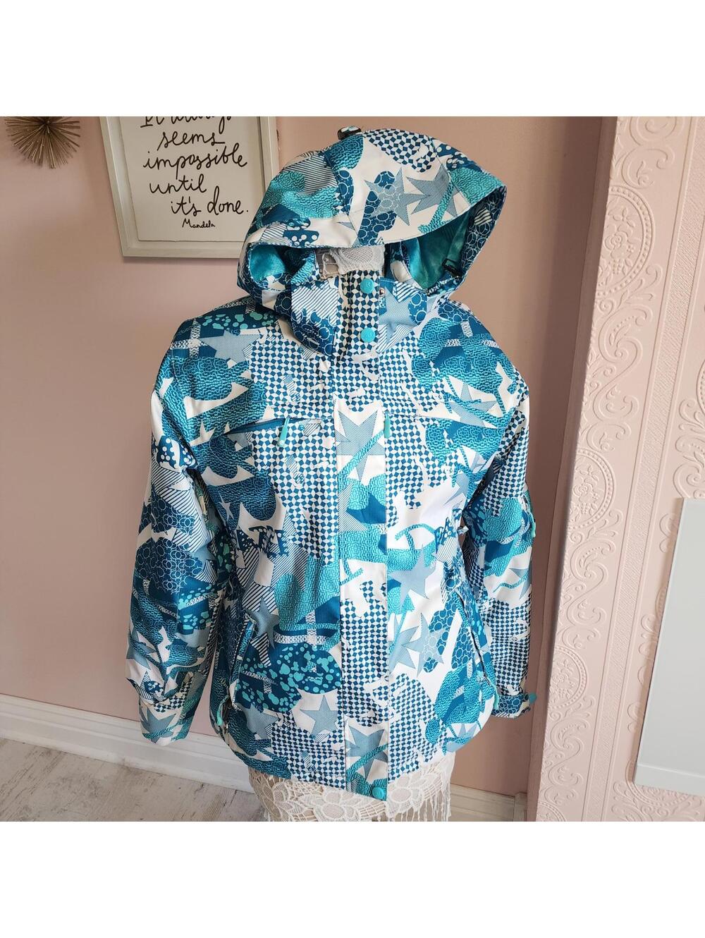 Liquid Freerider Snowboard Ski Jacket M Turquoise White 8000mm Waterproof